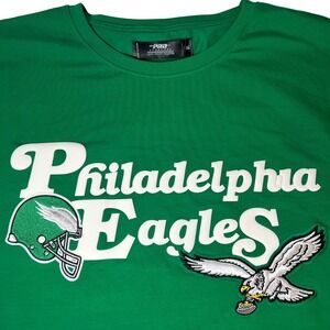 Pro Standard Philadelphia Eagles Men 3XL Green Puff Print Embroidered T-Shirt